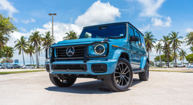 Mercedes G550 China Blue